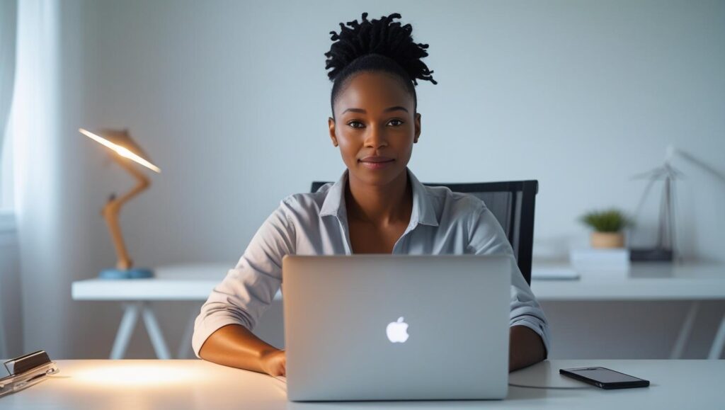 Freelancer using one-touch productivity system for success