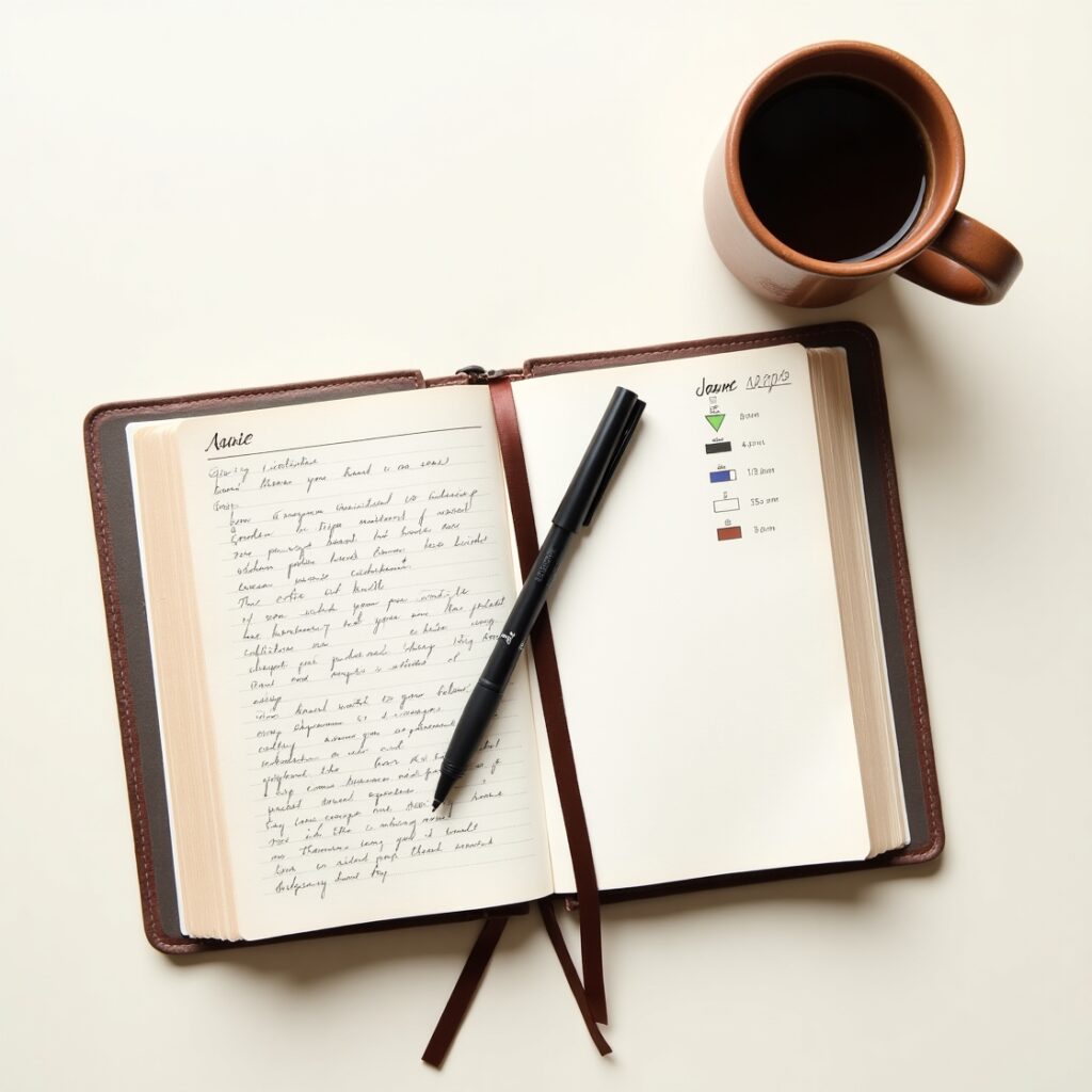 Habit tracker supporting personal growth roadmap habits.