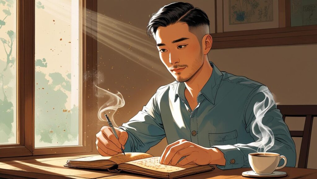 Morning journaling routine that shows how to stay focused and motivated every day.