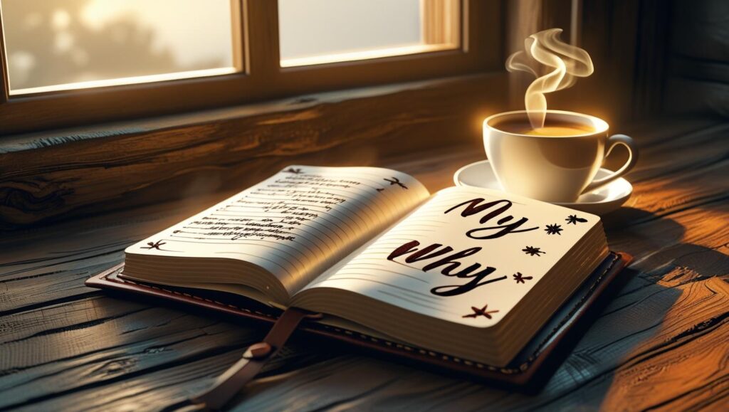 Writing down your why to help take action when unmotivated