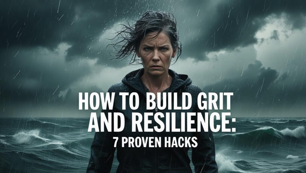Person showing mental toughness and purpose during adversity – how to build grit and resilience