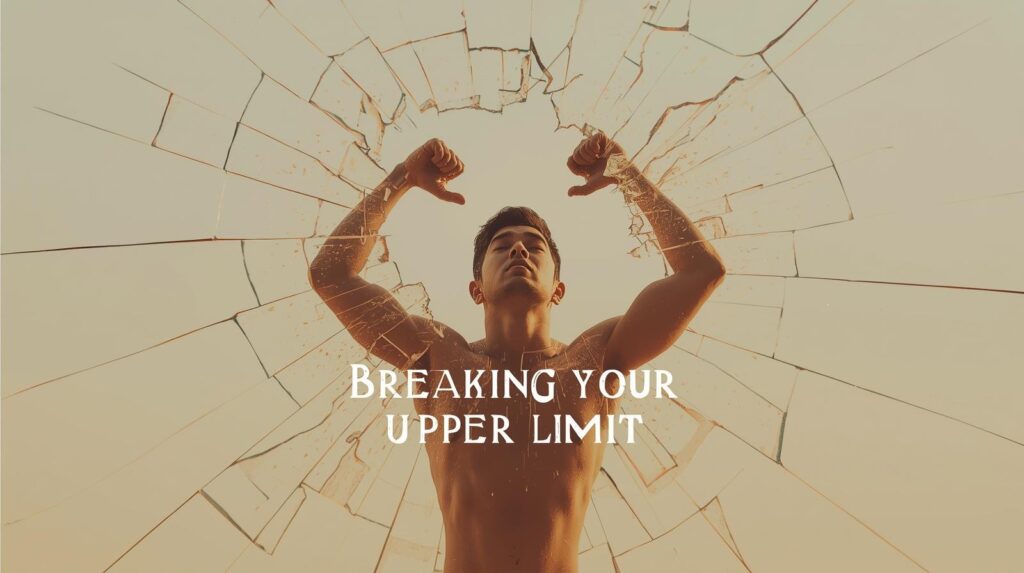 Breaking your upper limit — pushing past mental and emotional barriers to achieve growth.