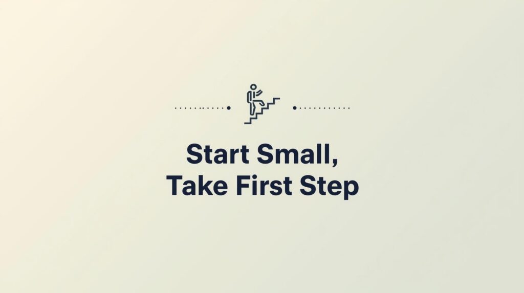 How to overcome resistance by just taking the first step.