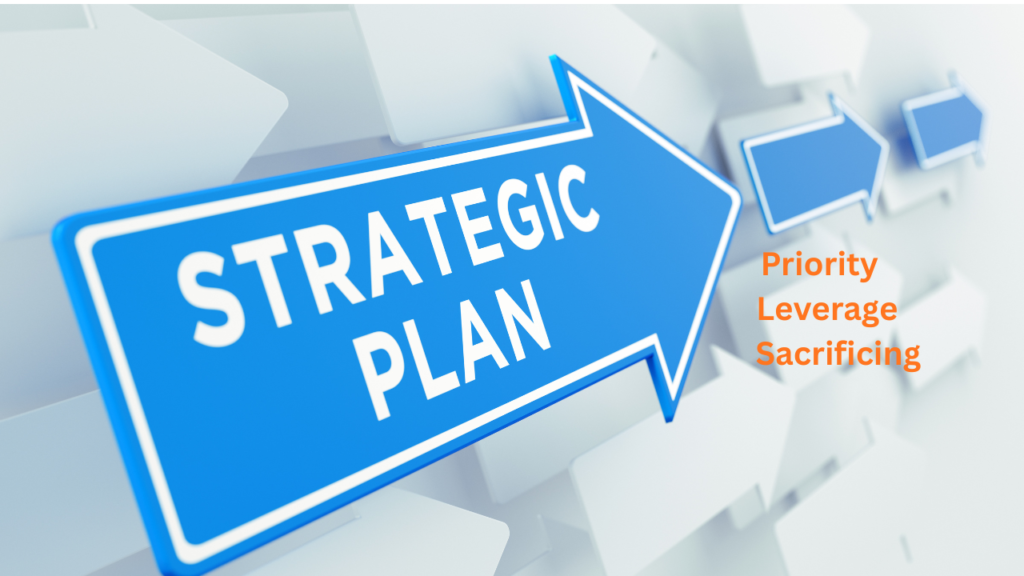 Image showing Strategic quitting highlighted points